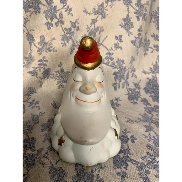 Vintage Porcelain Sleeping Moon Figurine - Picture 2 of 9